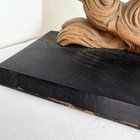 Vintage Syroco Wood Wall Sculptures Pair Mid Century Decor Usa Brown black Set