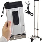 Folding Carrying Cart  Luggage Cart With 2 Wheels One Way  Compact For Travel   