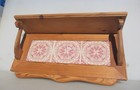 Antique Carved Wooden Shelf Decorative Shelving Vintage Tiles Nouveau Old 23 w