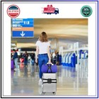 Adjustable Luggage Strap Bungee Belt For Suitcase Travel Add A Bag Black
