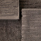 Cloudsoft Hand Towel Set-2-piece  100  Cotton Luxury  Mink Brown
