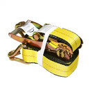 2 In  X 27 Ft  Heavy-duty Ratchet Tie-down Trailer Strap  10 000 Lbs  