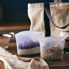 Stasher Premium Silicone Reusable Food Storage Bags  2-pack  Clear  Multi-use Fo