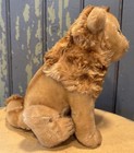 Vtg Steiff -style Mohair Sitting Young Lion Plush stuffed Toy Doll