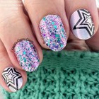      Color Street Purple Sets 100  Nail Polish Strips Wrap Nib Htf Glitter Prince