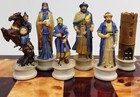Medieval Times Crusades Set Chess Men Arabians Vs Christians Crusade No Board