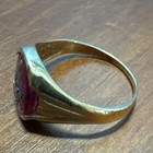 Men s Vintage 10k Gold Masonic Ring  Total Weight 3 Grams