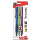 Pentel Twist-erase Gt Mechanical Pencil - 3-pack Assorted Colors