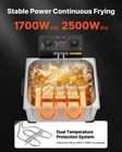 9 5qt Commercial Electric Deep Fryer 1700w Stainless Steel W  Timer Basket