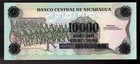 Nicaragua 10000 Cordobas  10 Cordobas  1985  1989  P-158  158a  Unc