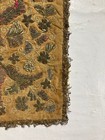 2xantique 19thc Antique Beautiful Silk Floral Velvet Embroidered Panels 93x27 Cm