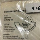 Vintage 1995 Bernat Crafts Homespun Tole  n Accents Melons 2-set Wall Hangings