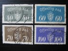 Norway Sc   o9-o21 Scarce Complete Stamp Set  Scv  56 50