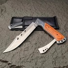 8 75    Wood Tactical Spring Assisted Open Blade Folding Pocket Knife Hunting