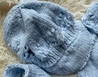 Hand Knitted Baby  Set  0-3 Months