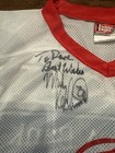 Detroit Red Wings Vintage Sga Hockey Jersey  Signed By Mickey Redmond  Youth Xl