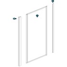 Ogomondo Shower Cabin Book 2 Sides Screen Printed 90x90   Acrylic Shower Tray 