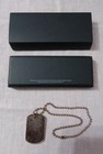 Zippo Lighter Flame Dog Tag Keychain In Original Box Rare