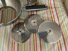 New Open Box Cuisipro Deluxe Food Mill 3 Discs Stainless Steel