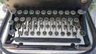 Antique Vintage Typewriter Royal Beveled Glass Panels Black Heavy Duty