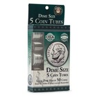Whitman   Round Coin Tubes     Dime Tubes - 5 Count