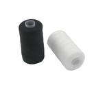 Polyester Sewing Thread Set Black White Heavy Duty Machine Hand Spools 500m 2 Pc