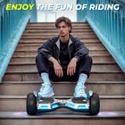 8 5   Hoverboard Off-road Hoverboard Bluetooth Self-balancing Scooter Led Light