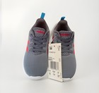 Adidas  lite Racer Cln 1  Gray red white Shoes Eg4012  size 6 Kids  Unisex-new      