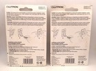 Lutron Cw-1-wh Claro 1-gang Wall Plate Decorator rocker Switch Gloss White 2pack