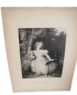 Queen Victoria Early Portraits Litho Print 1897 Princess Victoria At Age 12