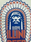 Illinois University Fighting Illini Beer Sign - Retro 1983