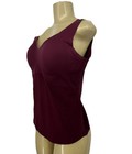 Honeylove Large Women Liftwear Cami V-neck Maroon Removable Pads 1-4