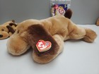 Ty Beanie Buddy And Baby And Teenie    bones    Set Of 4 Hound Dog Brown Puppy  u 