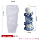 Spirit Snake Scented Candle Silicone Mold Diy Diffuser Plaster Candle Mould