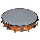 Tambourine With Head Aluminium Hand Percussion Musical Instrument 12 Inch Us