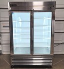 True 49g Two Door Upright Reach-in Stainless Refrigerator 49cuft 33-38  f 115vac 