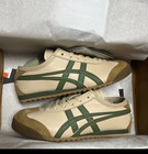 Onitsuka Tiger Mexico 66 1183c102 Beige Grass Green Mens Shoes Free Shipping    