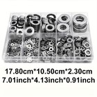 900pcs 304 Stainless Steel Flat Washer Set - Multi-size For Repairs   Diy