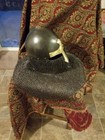 Medieval 16 Gage Helmet Reenactment Armor Viking Helmet Brass Nasal Helmet
