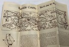 Riverside County Southern California Tourist Brochure Map 1950s