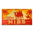 Vintage 5-cent Oriental Licorice Nibs Box - By National Licorice Company