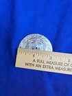 Vtg Large Smoky Abalone Carved Mother Of Pearl Button 2  Antique 4 Hole
