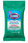 Set Of 12 Clorox Disinfecting Wipes To Go Pack Fresh Scent 9 Count