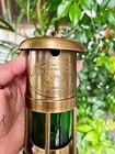 Nautical Vintage Ship Boat Light Lantern Brass Minor Oil Lamp 6 Inch Decor