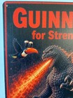 Guinness Beer Metal Sign - Guinness For Strength Retro Vintage Irish Loch Ness
