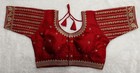 Pujia Mills Women s Readymade Blouse Embroidery Multi Coding Gold Thread Indi   