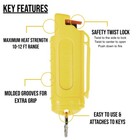 3 Police Magnum Pepper Spray  50oz Yellow Molded Keychain Defense Protection Oc