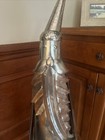 Pier 1 Rare Beautiful 41    Tin Santa- Candle  Candy Holder Quality Craftsmanship