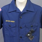 Boys Official Bsa Boy Scout Cub Scout Short Sleeve Shirt   Blue   Youth Large