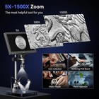 Tomlov Dm9 Max 10  Hdmi 1500x Digital Microscope 24mp Coin Microscope Magnifier